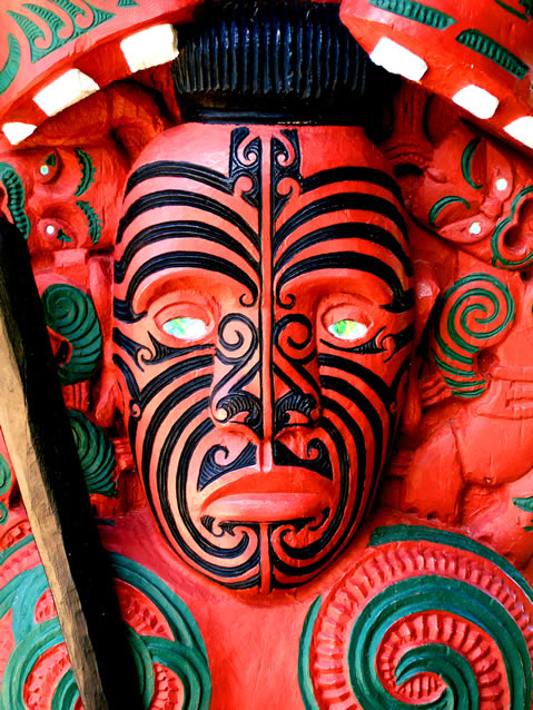 Maori Warrior Carving